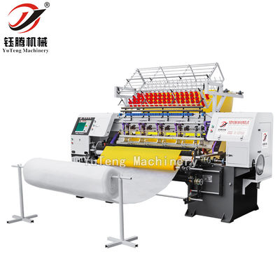 3.5KW PLC パソコン化多針クイルトリングマシン ロックシッチ