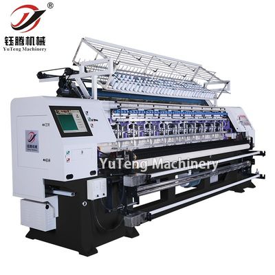 High Speed Computer Multi-needles Shuttle Quilting Machine For Bed Sheets Textile Making
