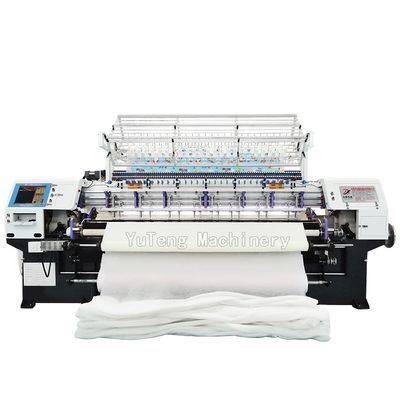毛布の織物製造のための工業用高速マルチニードルクイルトリングマシン