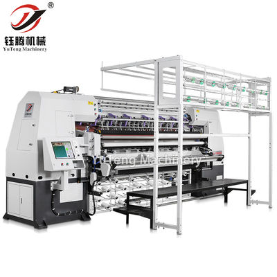自動コンピュータキルティングマシン、キルティング幅2450mm、速度100-1000 RPM、最大厚さ8cm